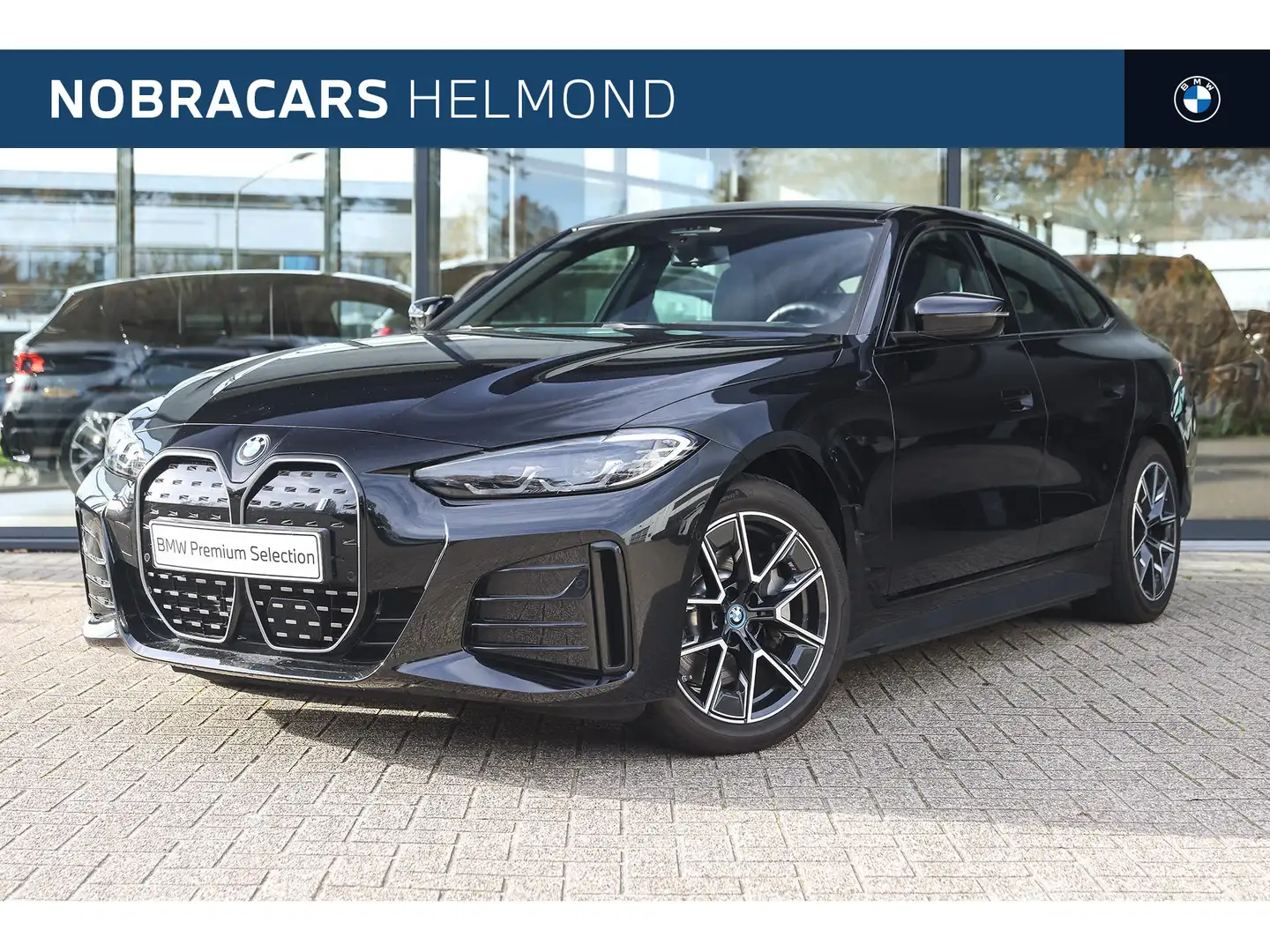 BMW i4 eDrive35 High Executive M Sport / Achteruitrijcame Noir - 1