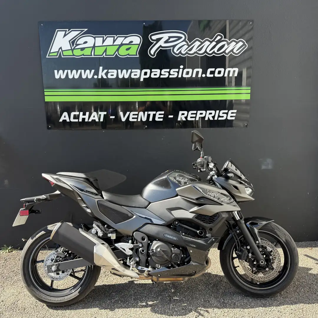 Kawasaki Z7 Hybrid Grijs - 2