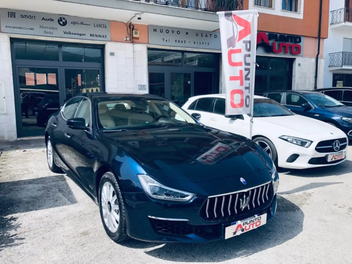 Maserati Ghibli L4 330 CV MHEV Granlusso CAMERA 360 Blu/Azzurro - 2