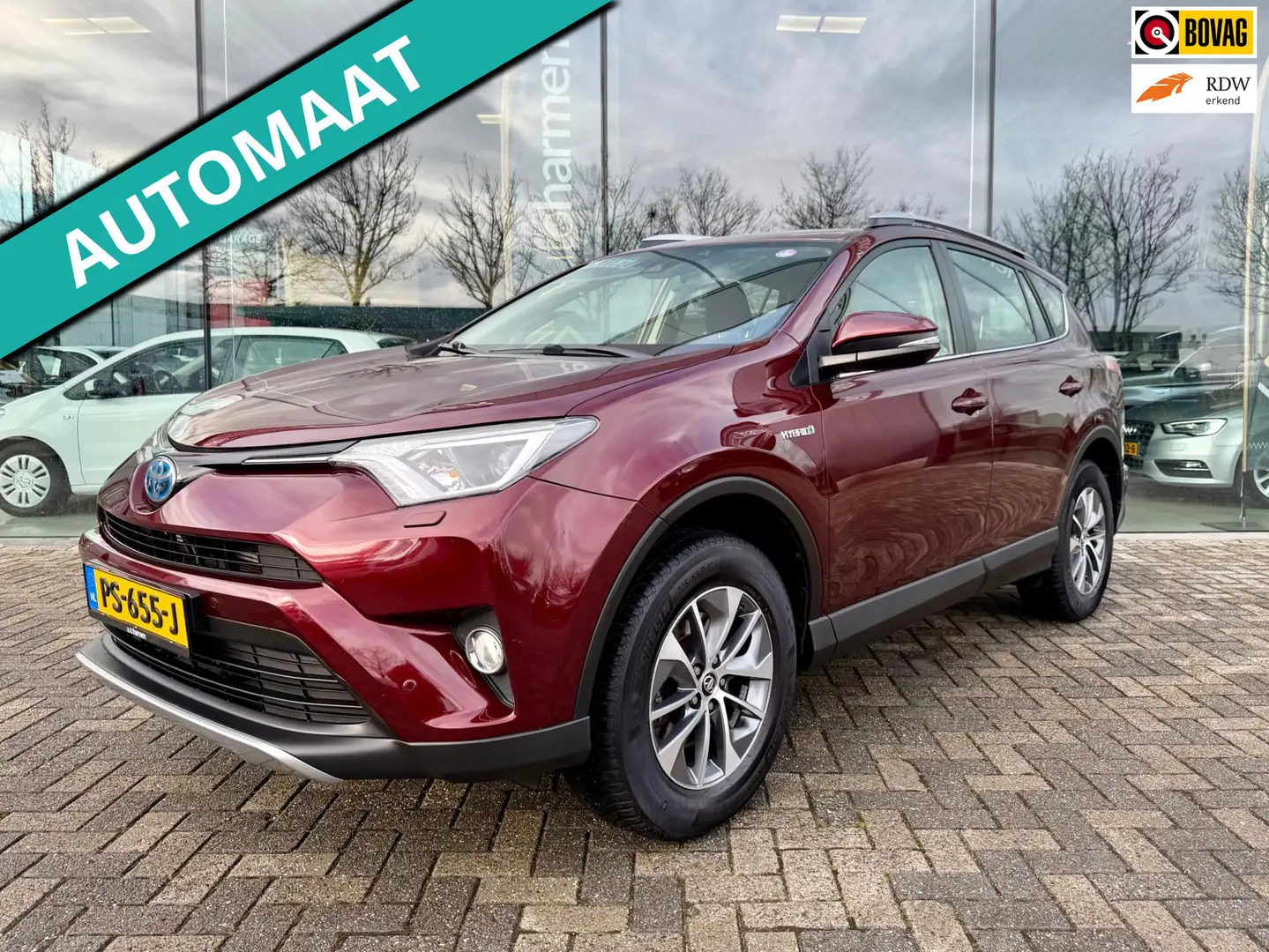 Toyota RAV 4 2.5 Hybrid AWD Dynamic, Trekhaak, KeyLess, Camera, Rot - 1