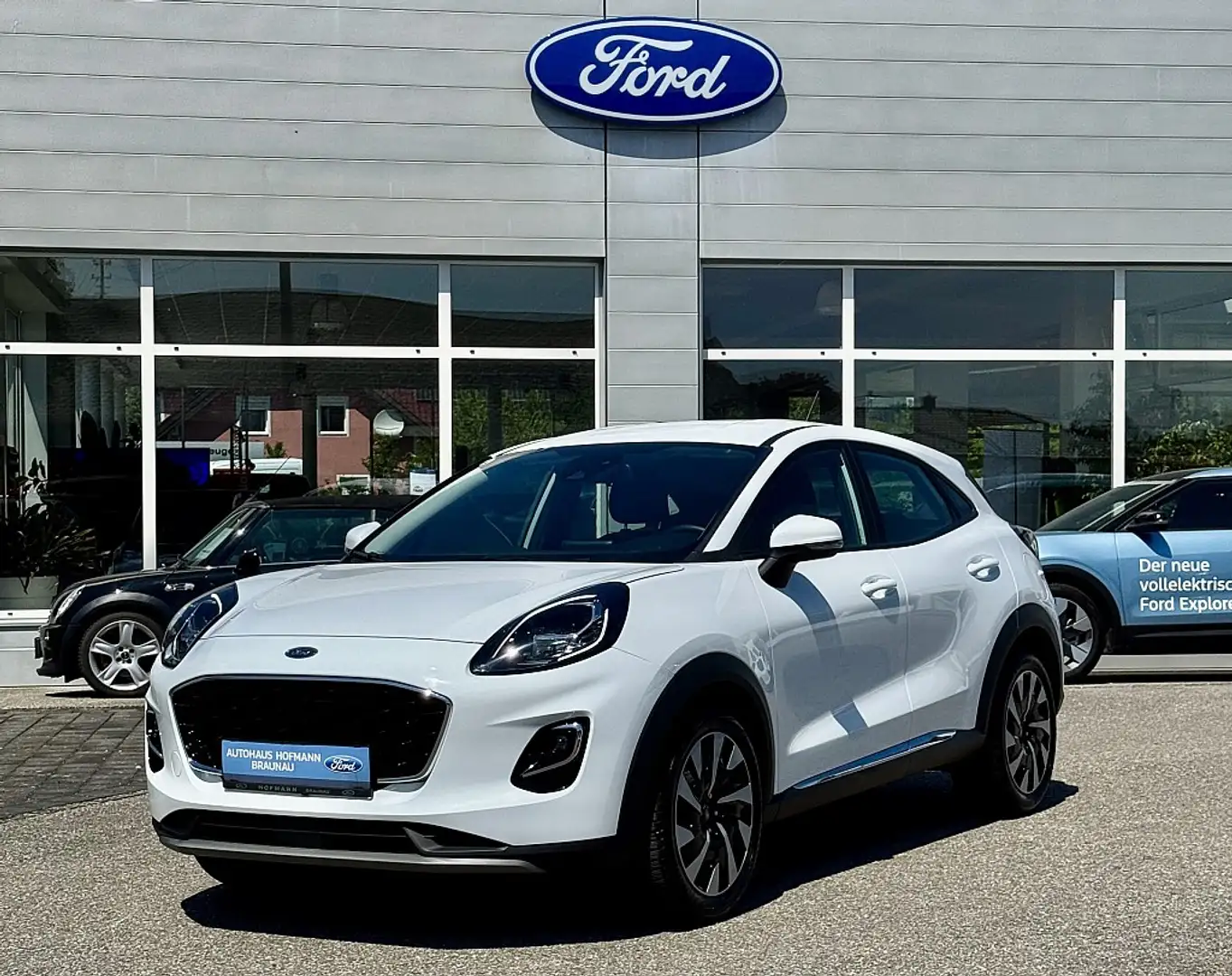 Ford Puma 1,0 EcoBoost Hybrid Titanium Bianco - 1