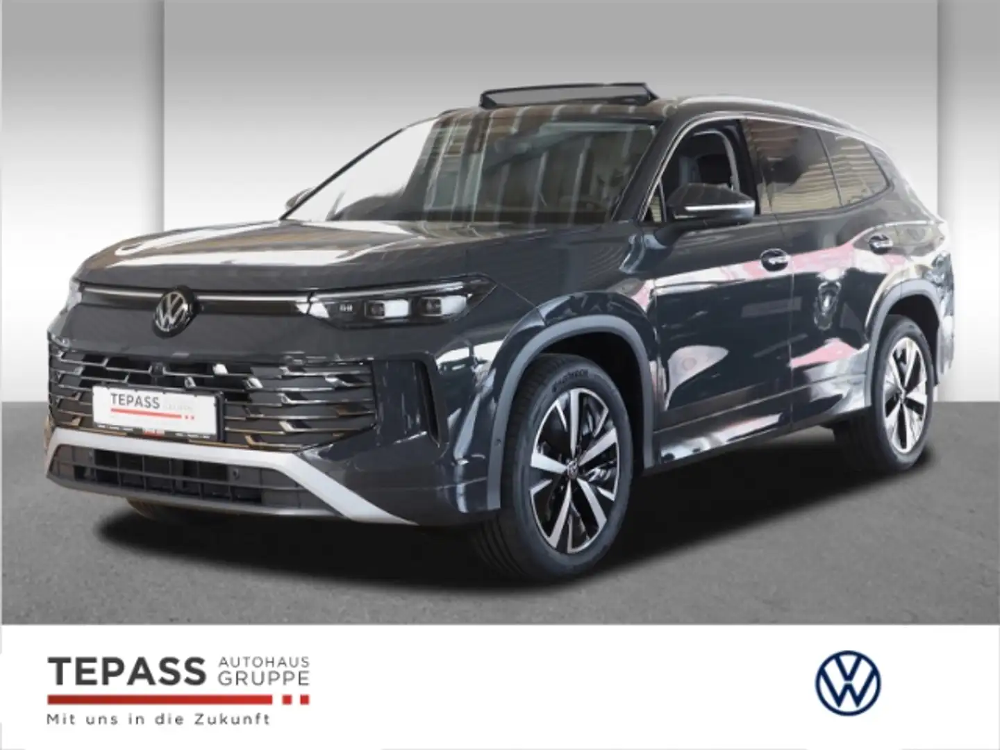 Volkswagen Tayron 1.5 eTSI Elegance NAVI PANO IQ LEDER Gris - 1