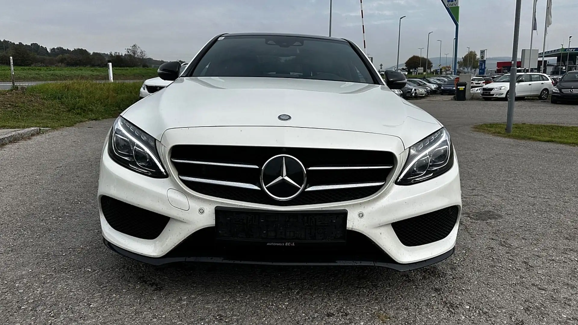 Mercedes-Benz C 250 d AMG Line Aut. Blanc - 1