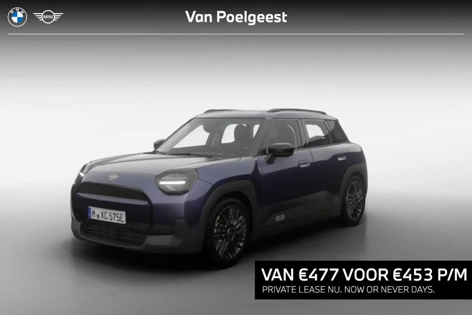 MINI Aceman E Essential | Now or Never Days Blauw - 1