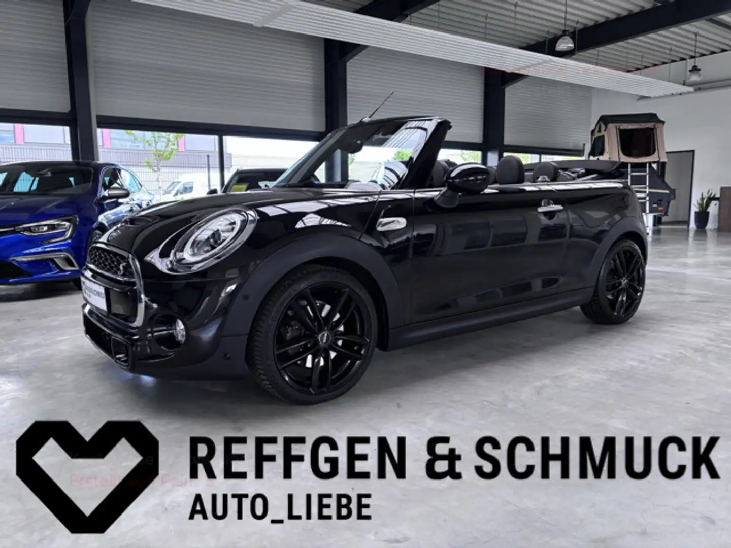 MINI Cooper Cabrio S DSG E-VERDECK+NAVI+LED+APPLE+TÜV Schwarz - 1