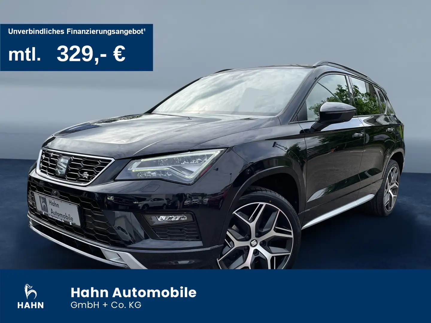 SEAT Ateca FR 2.0TDI DSG 4Drive LED ACC AHK Navi Schwarz - 1