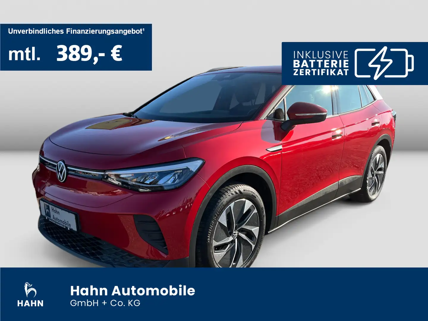 Volkswagen ID.4 Pure ACC PDC LED Navi Climatr Czerwony - 1