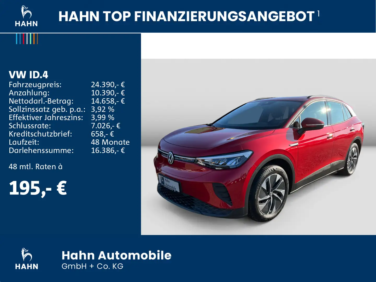 Volkswagen ID.4 Pure ACC PDC LED Navi Climatr Rot - 2