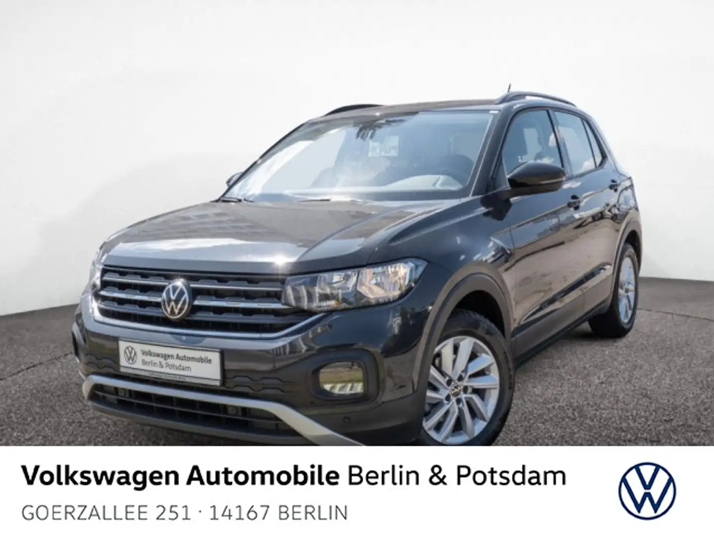 Volkswagen T-Cross 1.0 TSI Life nNavi R-Kam PDC Telefon Gris - 1
