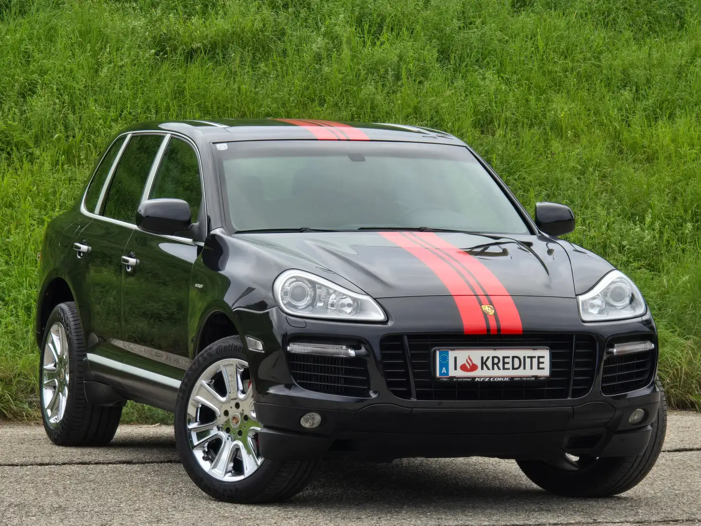 Porsche Cayenne Turbo Top* Kredit* Automatik* 500PS* Braunes Leder Schwarz - 2