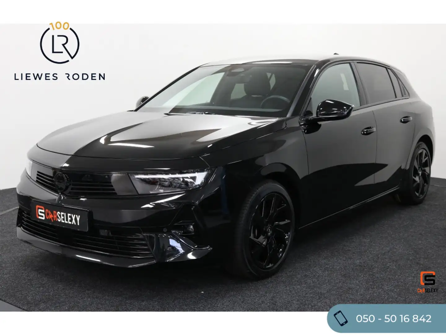 Opel Astra 5-drs 1.2 Turbo GS (Automaat) Zwart - 1