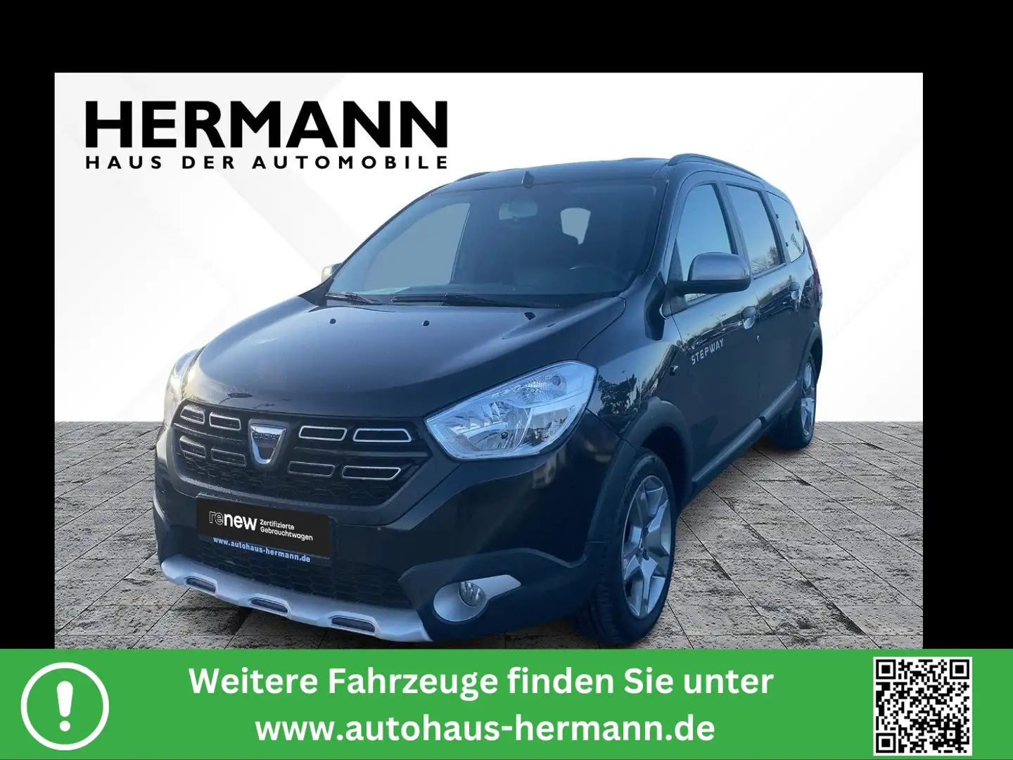 Dacia Lodgy 1.3 TCe 130 GPF Stepway Plus CAM*LED*NAVI Schwarz - 1