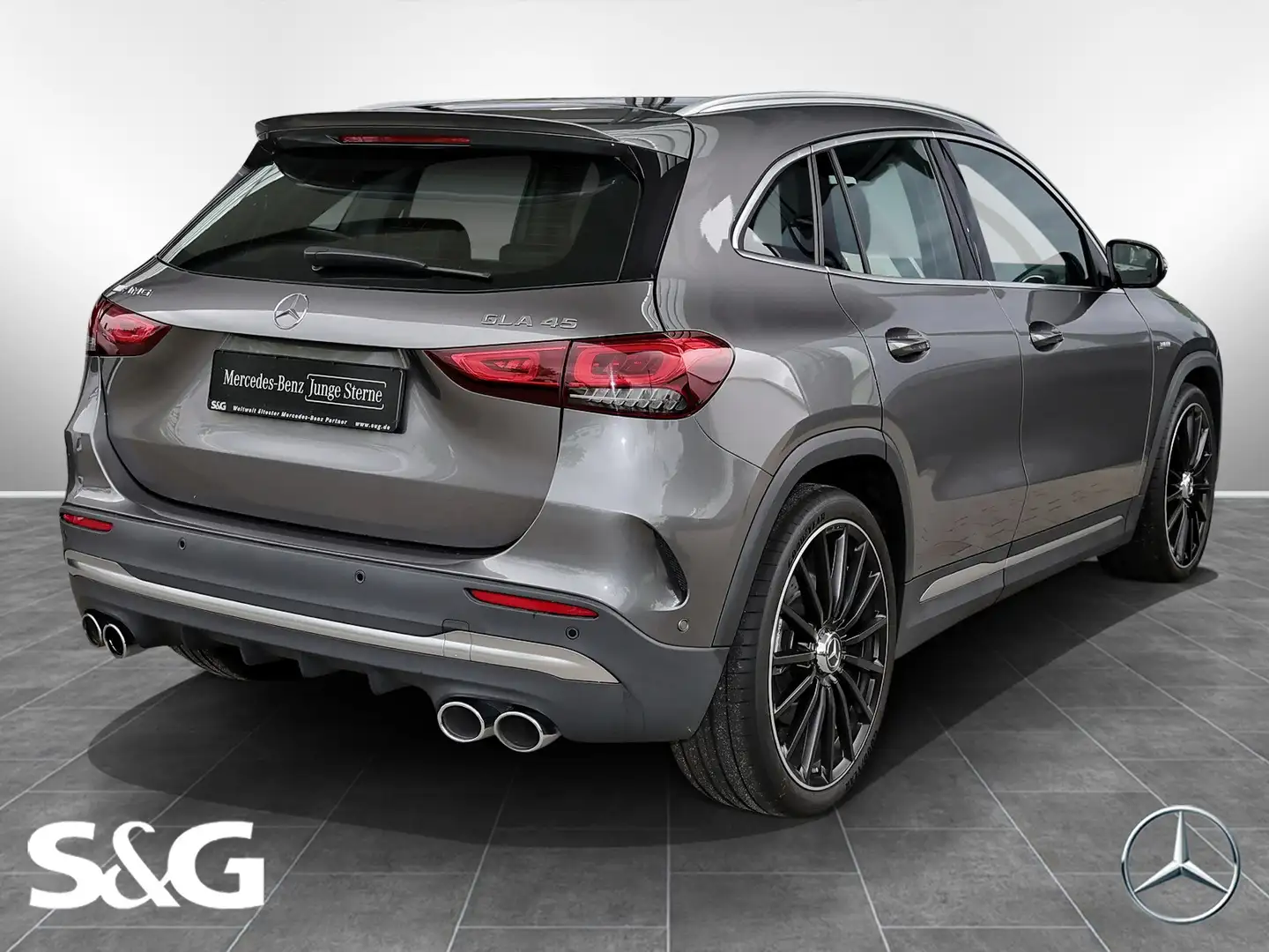 Mercedes-Benz GLA 45 AMG 4M+ CARPLAY+MBUX+SPURHALTE+LED+21" Grau - 2