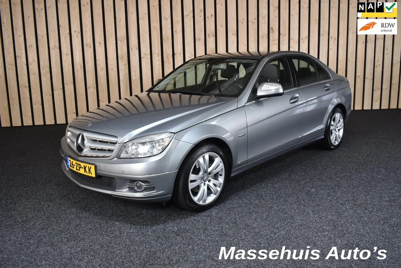 Mercedes-Benz C 180 K Avantgarde 146dkm Navi Clima 2e eig. NL-auto PDC Gris - 1