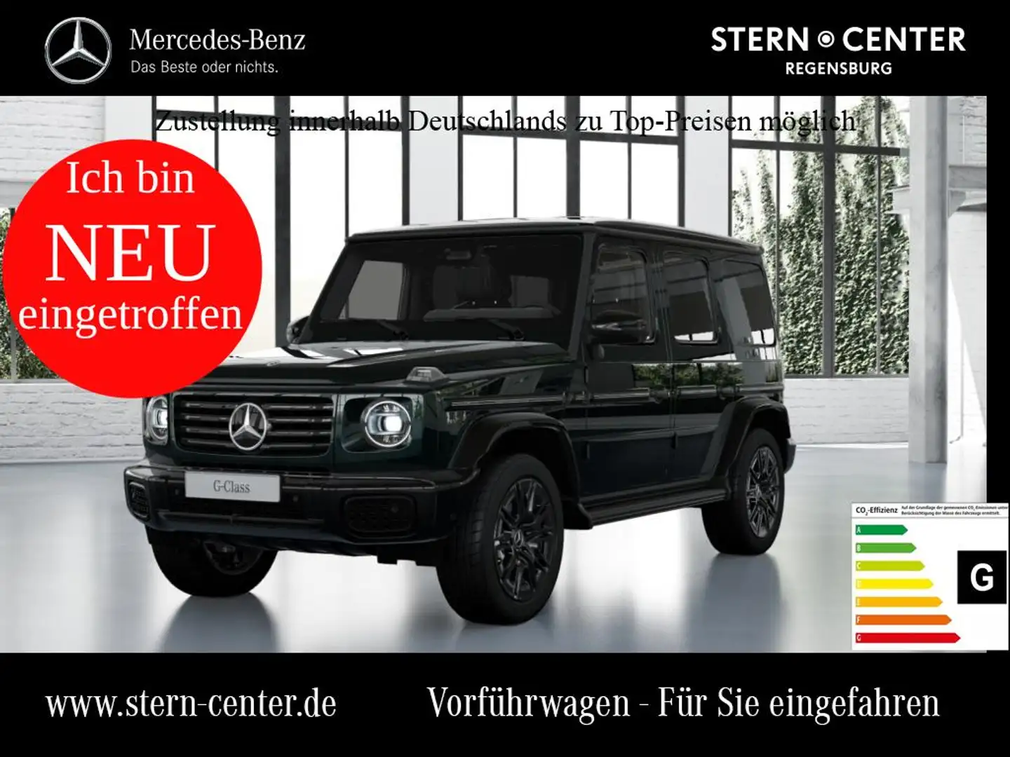 Mercedes-Benz G 450 d MBUX Night 360 AUT Leder PTS Grün - 1