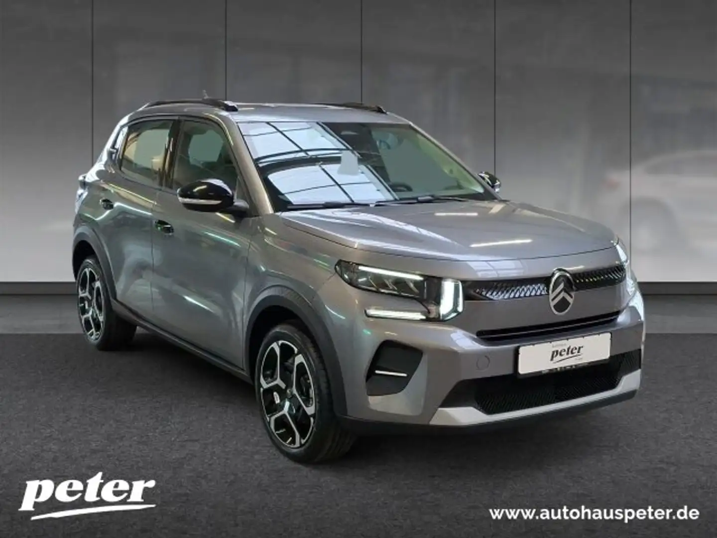 Citroen C3 C3 Turbo 100 Plus +EPH+Klima+DAB+Mirrorscreen+ Gris - 2