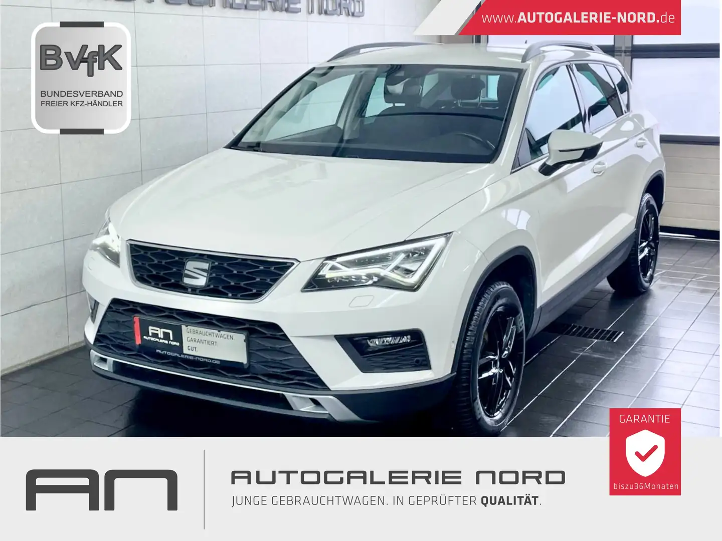SEAT Ateca Style+Business-Paket+Assistenz-Paket Weiß - 1