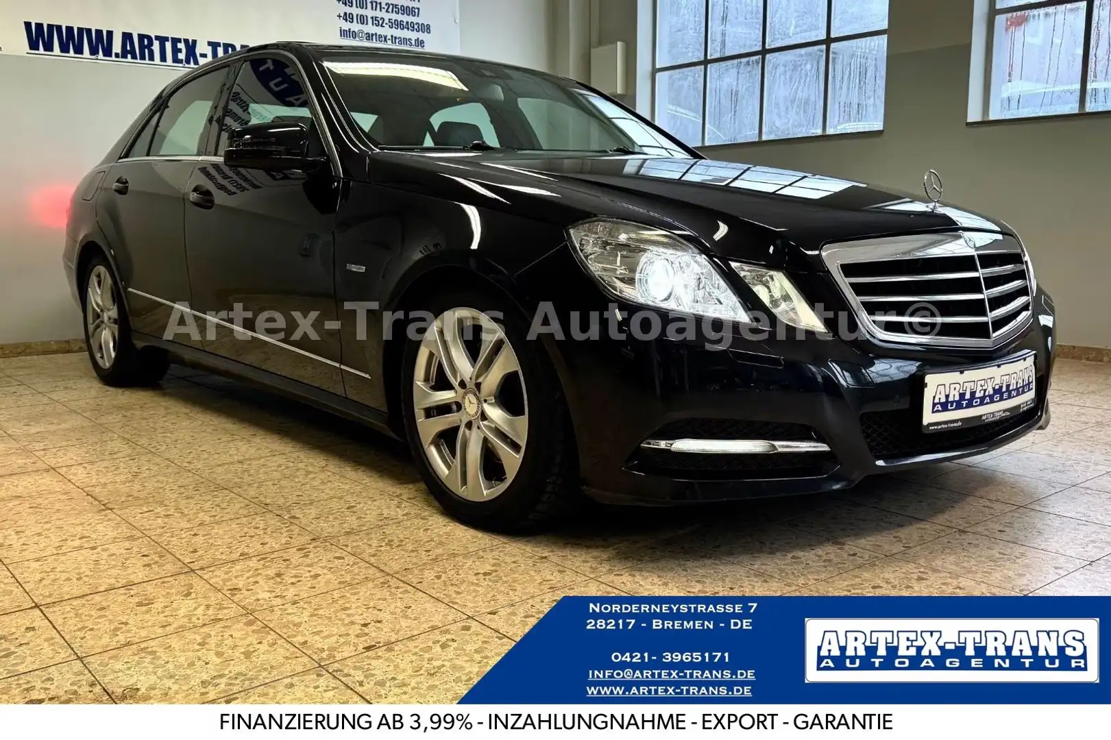 Mercedes-Benz E 250 CDI 4Matic Avantgarde/NAVI/LEDER/SHZ/XENO Schwarz - 1
