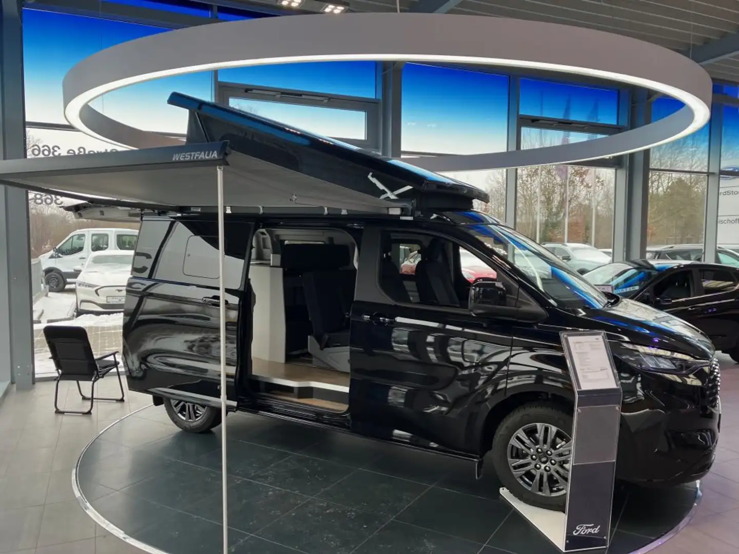 Ford Nugget 320 L1 VA Autm. Titanium klappdach Schwarz - 2