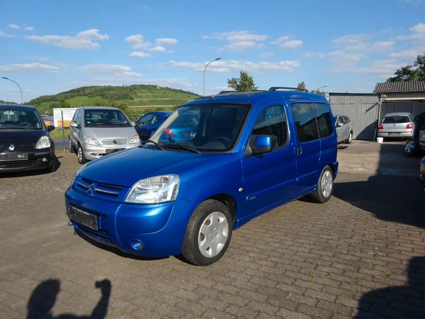 Citroen Berlingo 1,6i  Multispac klima  Panoramadach AHK Azul - 2