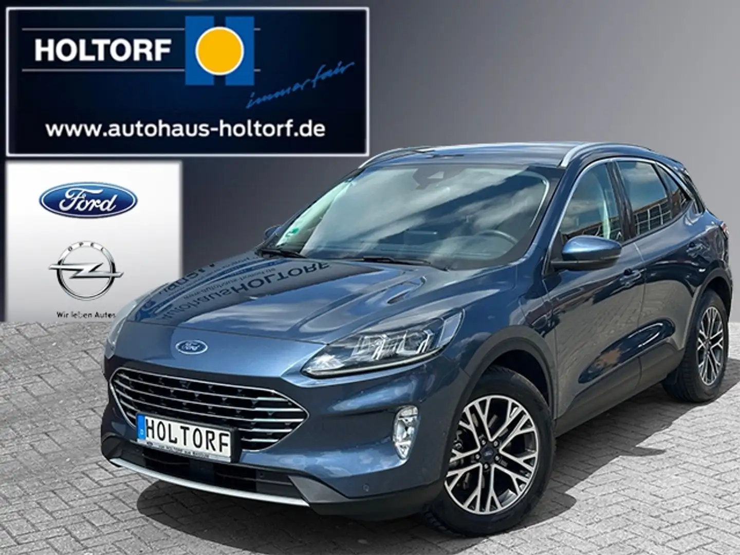 Ford Kuga Plug-In Hybrid Titanium KLIMA NAVI AHK Blau - 1