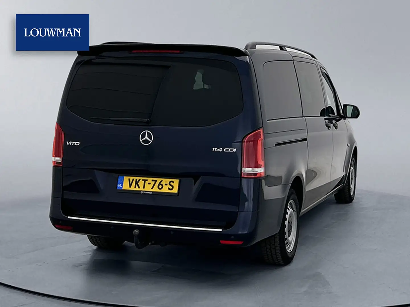Mercedes-Benz Vito 114 CDI DC Lang Dubbele Cabine Led Trekhaak Naviga Blauw - 2