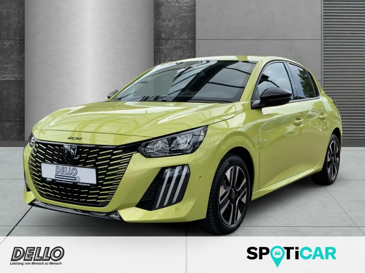 Peugeot 208 ALLURE LED SHZ PPS SAM Navi Klimaautomatik Kamera Jaune - 1