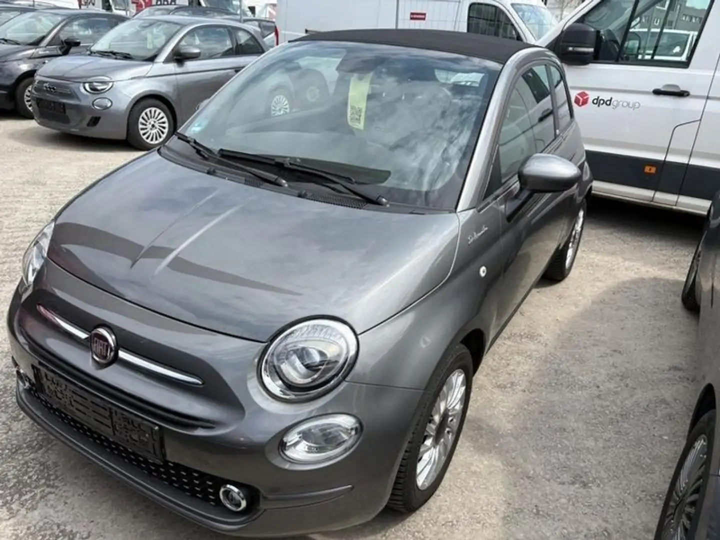 Fiat 500C Dolcevita Hybrid Gris - 1