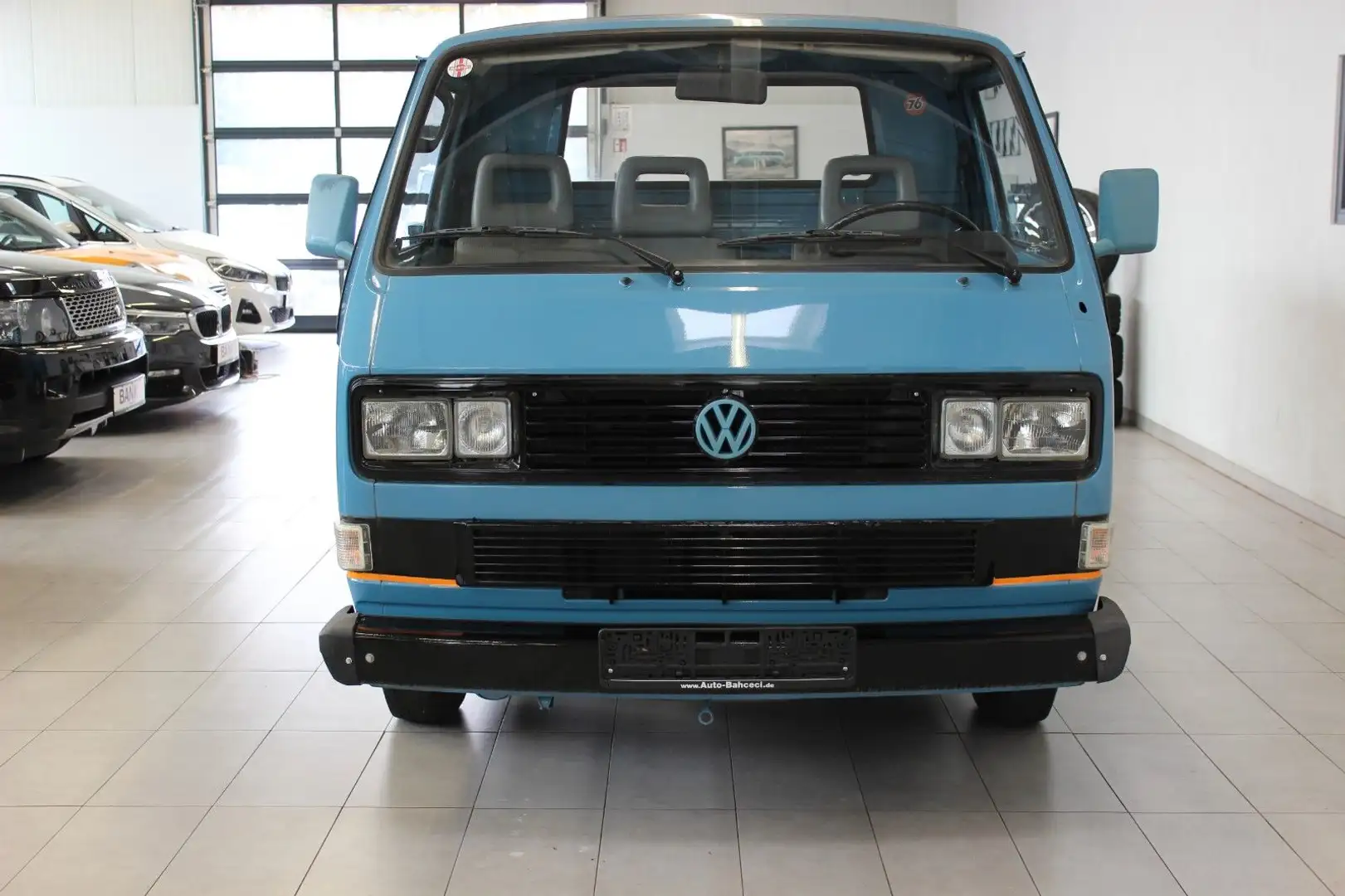 Volkswagen T3 Pritsche 1,9i*Leder*3-Sitzer*AHK* Blau - 2