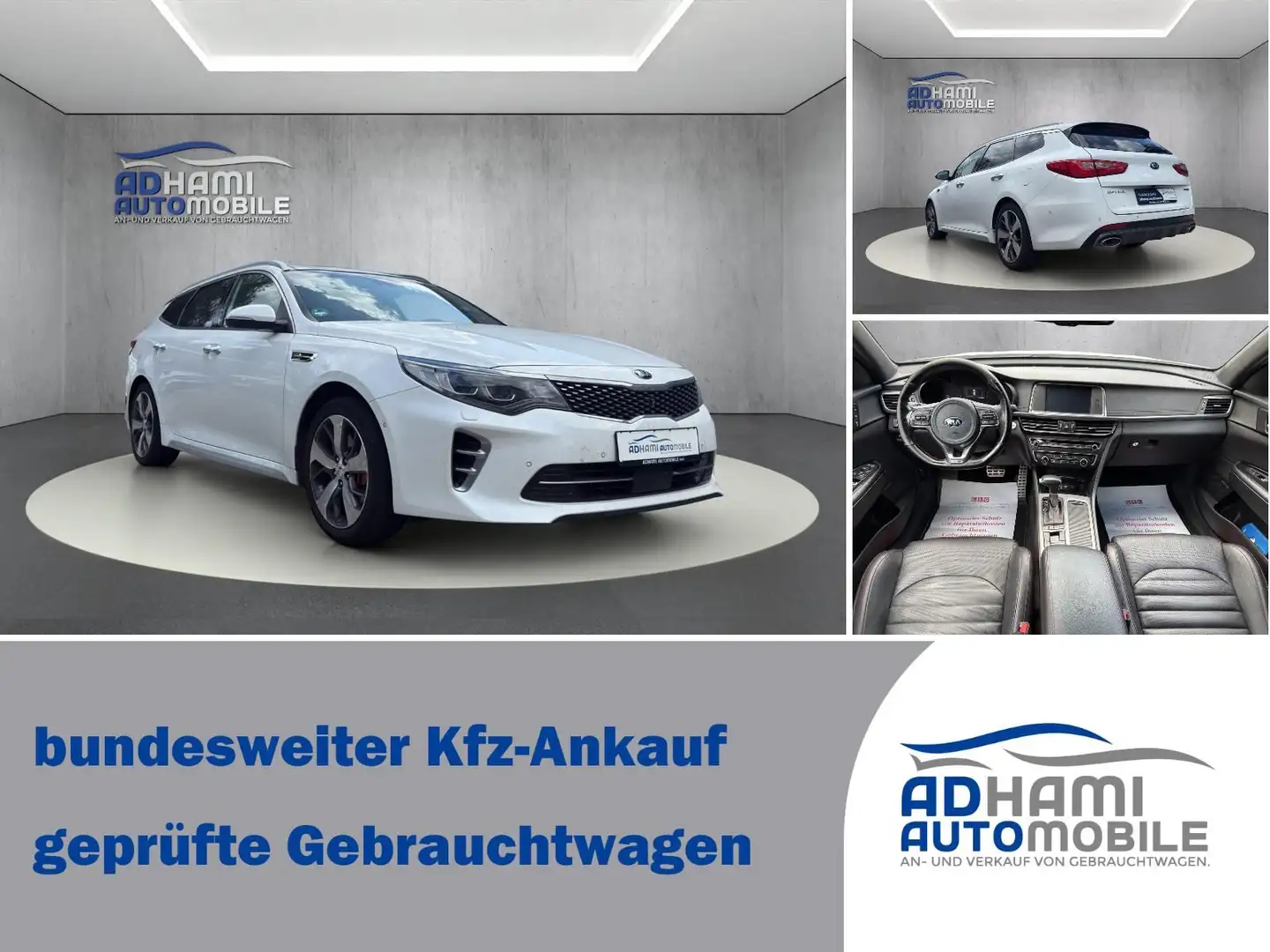 Kia Optima Sportswagon GT-Line/ACC/LED/PANO/TOP! Wit - 2