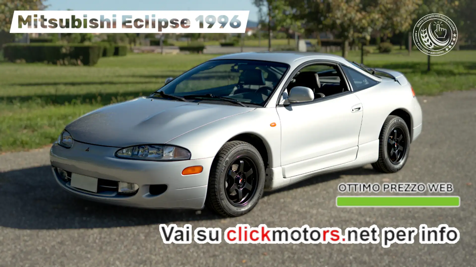 Mitsubishi Eclipse Eclipse II 1996 2.0 16v GS MOTORE 4G63 Grigio - 1