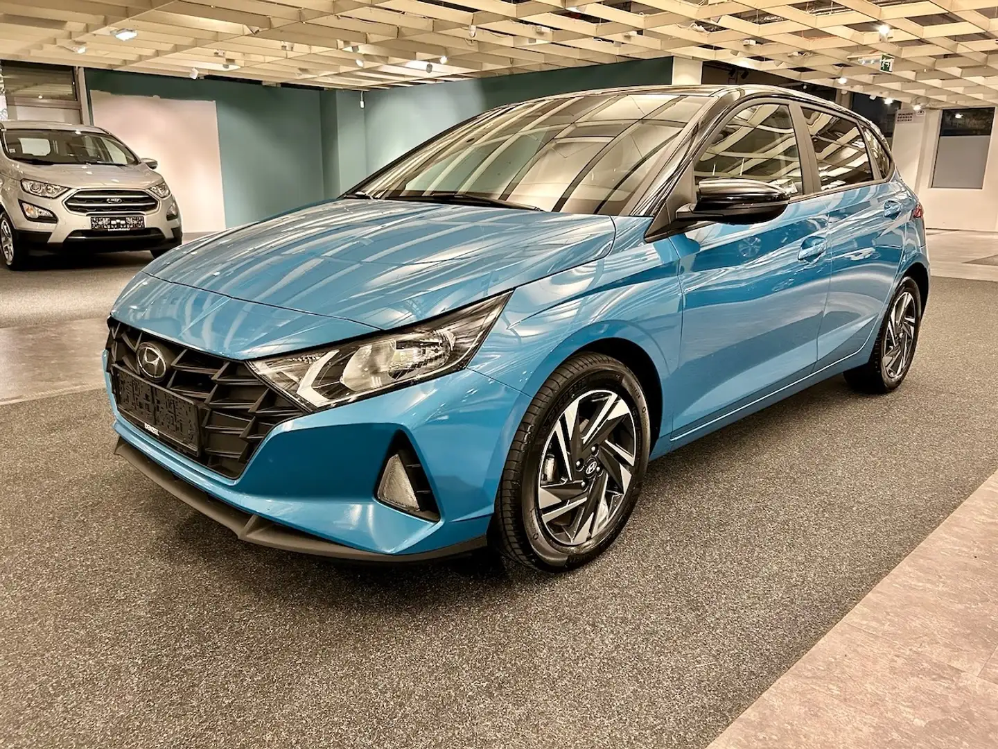 Hyundai i20 i-Line Plus 1,2 MPI *1. Besitz* Blau - 1