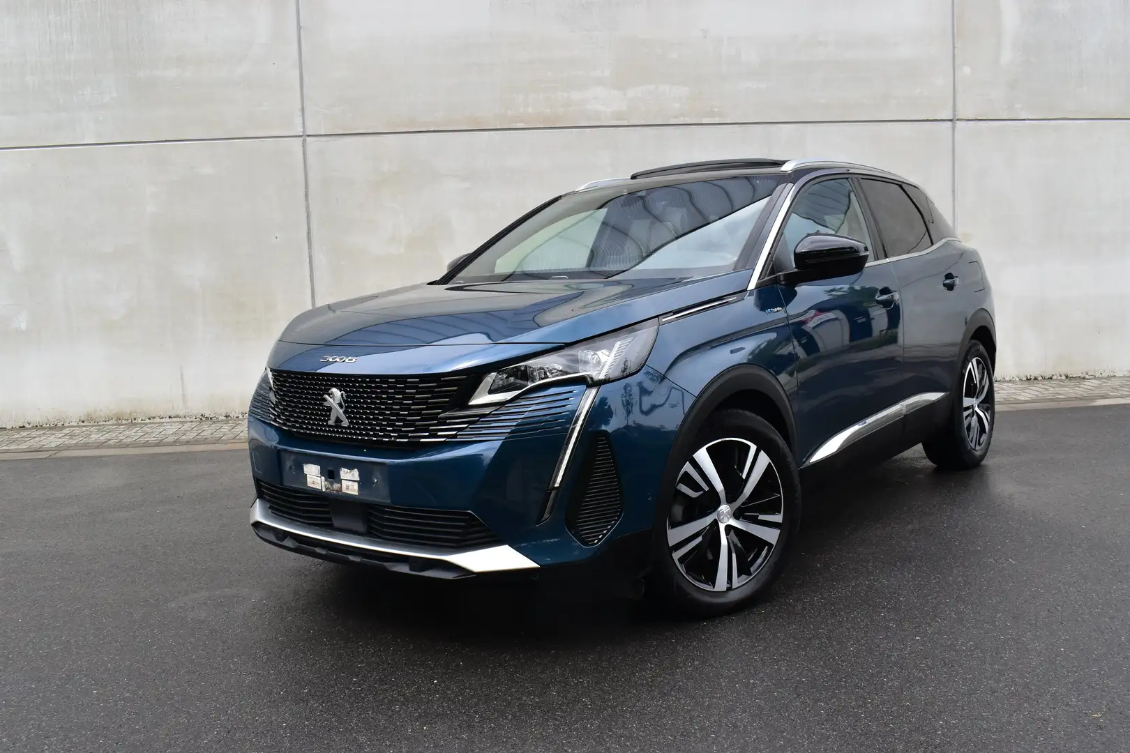 Peugeot 3008 1.6 Hybrid 225 GT Pano - *2021* Garantie 2027 Zilver - 1