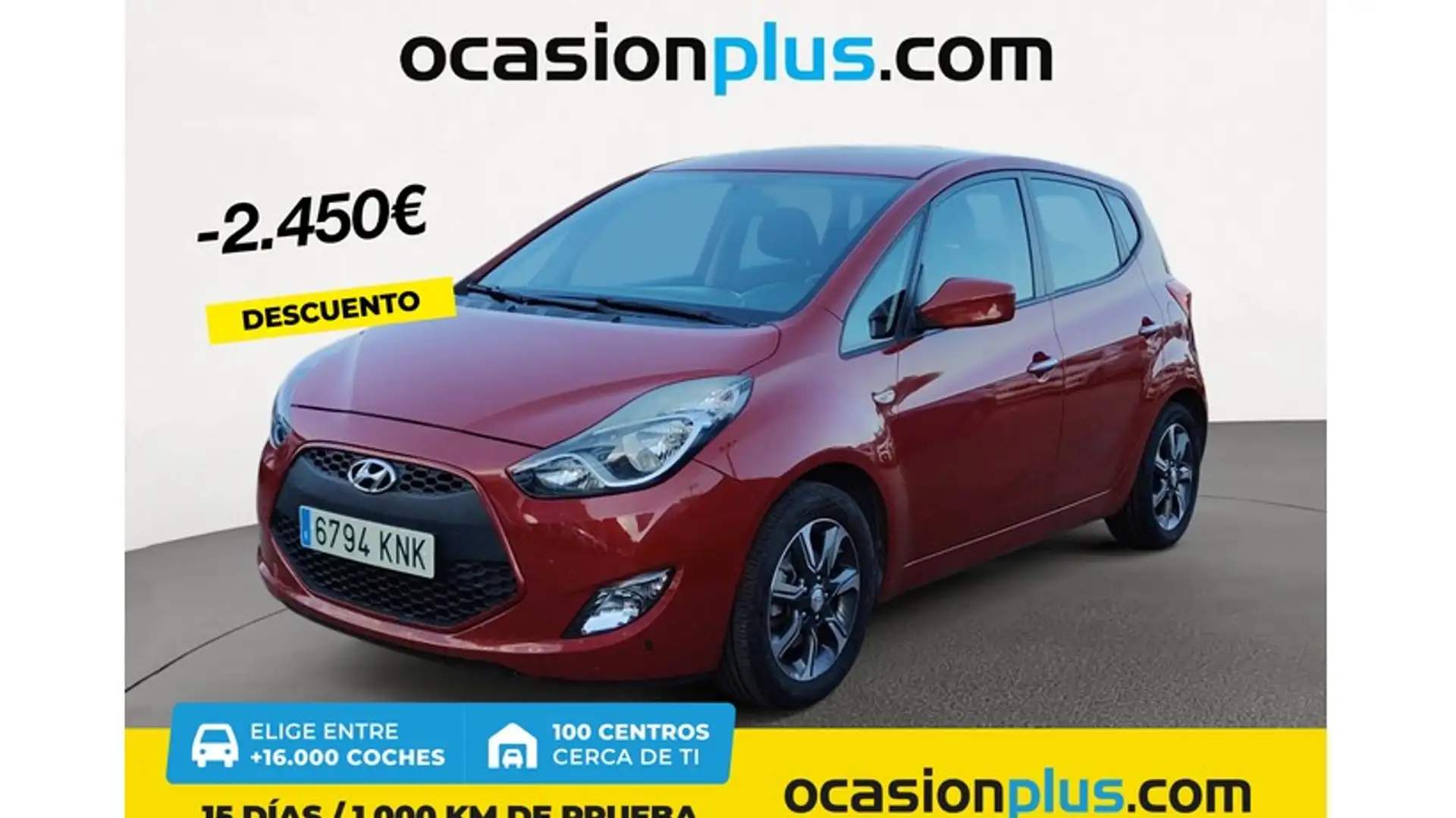 Hyundai iX20 1.4 MPI BD Tecno 90 Rojo - 1