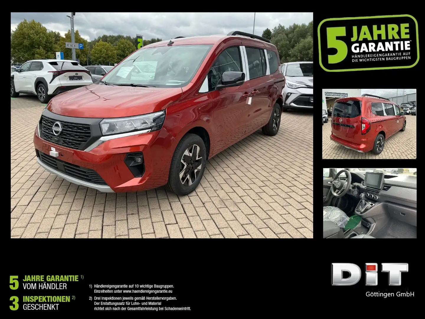 Nissan Townstar Kombi DIG-T 130 L2 Tekna Navi+SHZ+360 - 1