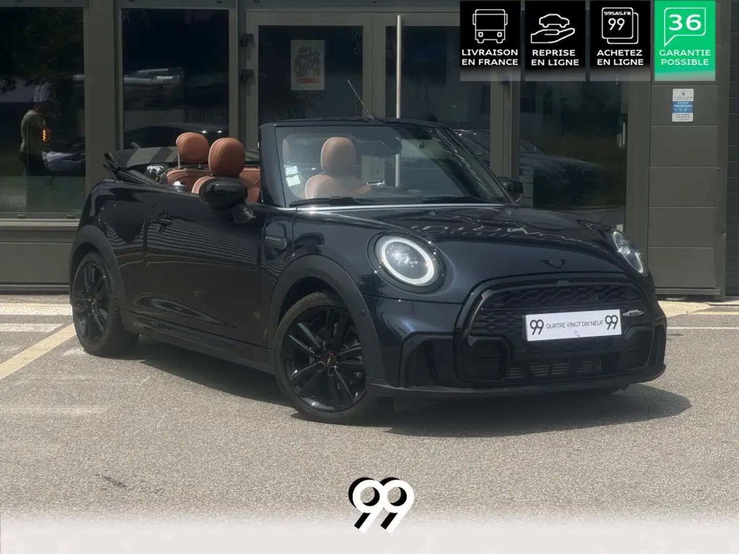 MINI Cooper Cabrio Cabriolet 1.5i 136 Cooper John Cooper Works PHASE  Negro - 1