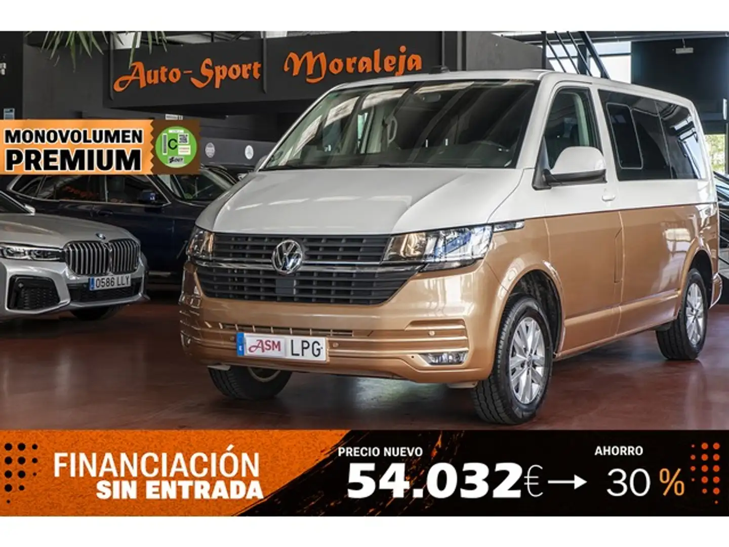 Volkswagen T4 Caravelle 2.0TDI 4MO Batalla Corta 110kW Aut White - 1