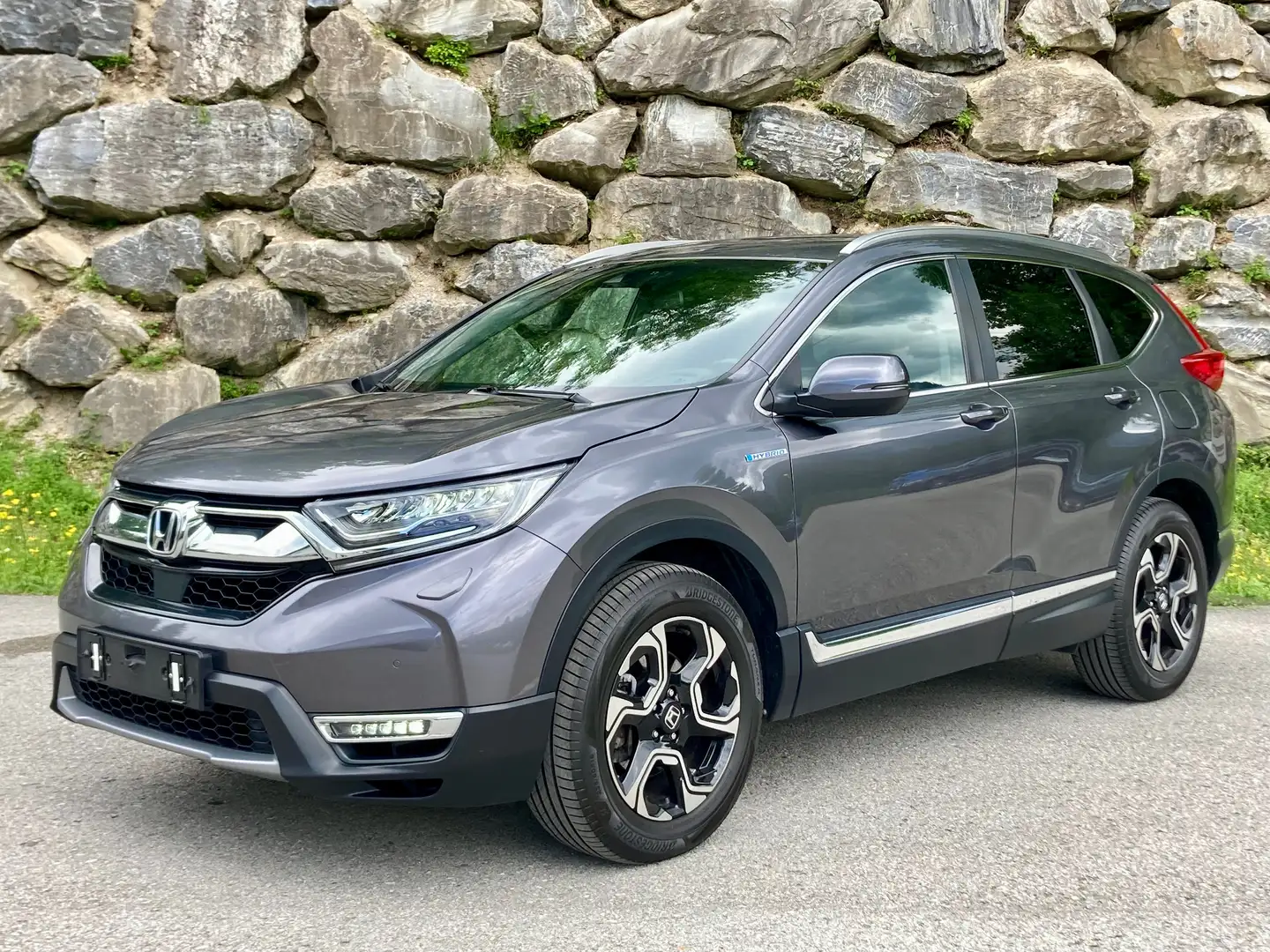 Honda CR-V TOPZUSTAND CRV 2,0 i-MMD Hybrid Executive AWD Aut. Grau - 2
