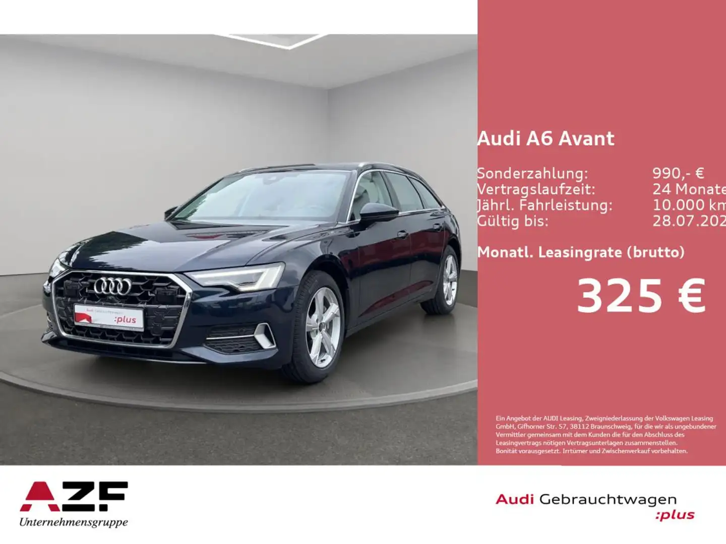 Audi A6 Avant 40 TDI qu. S-tronic advanced AHK+NAVI+ACC+MA Blau - 1