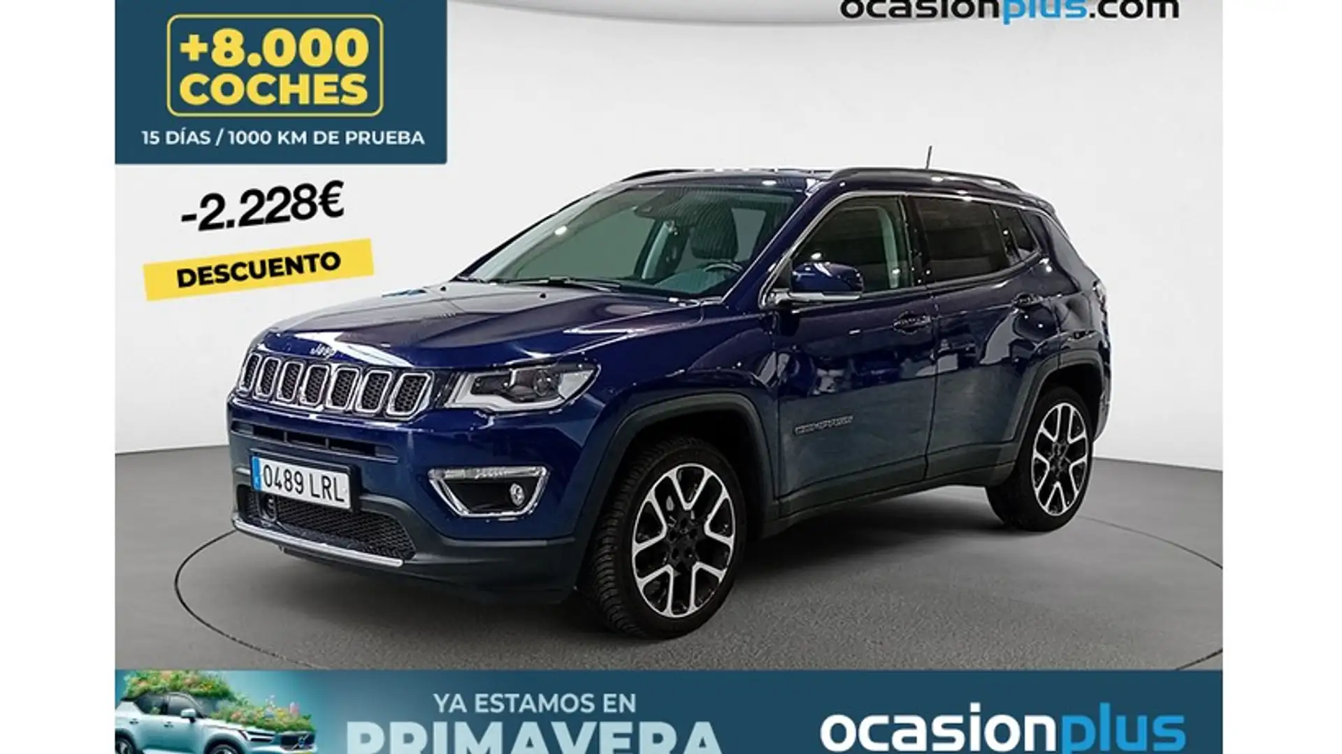 Jeep Compass 1.3 Gse T4 Limited 4x2 DCT 150 Blauw - 1