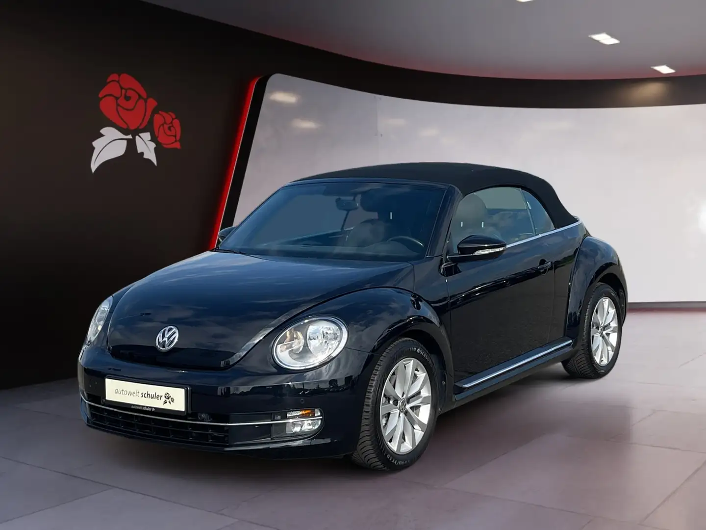 Volkswagen Beetle Cabriolet 1,2 TSI Design Navi Zwart - 2