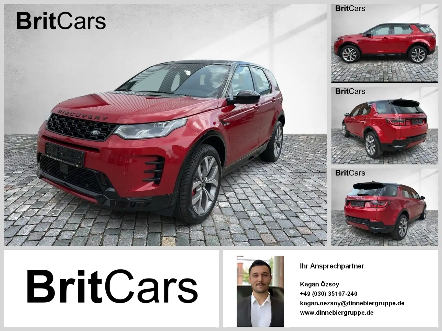 Land Rover Discovery Sport P270e Dynamic HSE 4xSHZ Pano AHK Rouge - 1