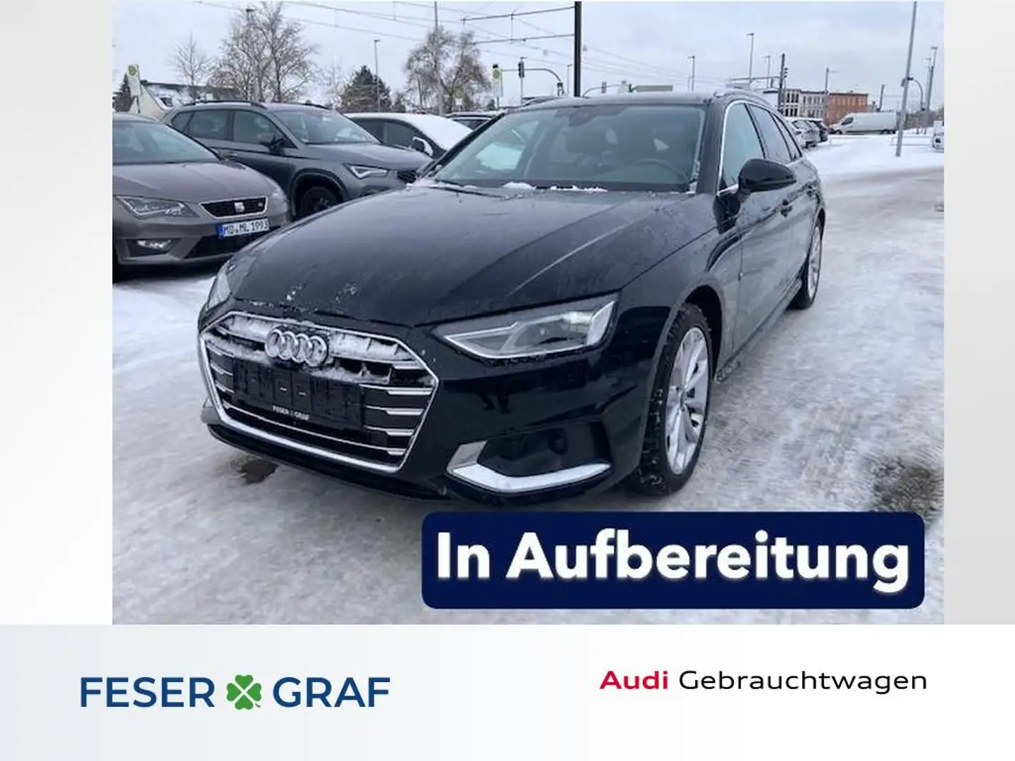 Audi A4 Avant 40TDI qu. /Leder/Navi+/ACC/Kamera Schwarz - 1