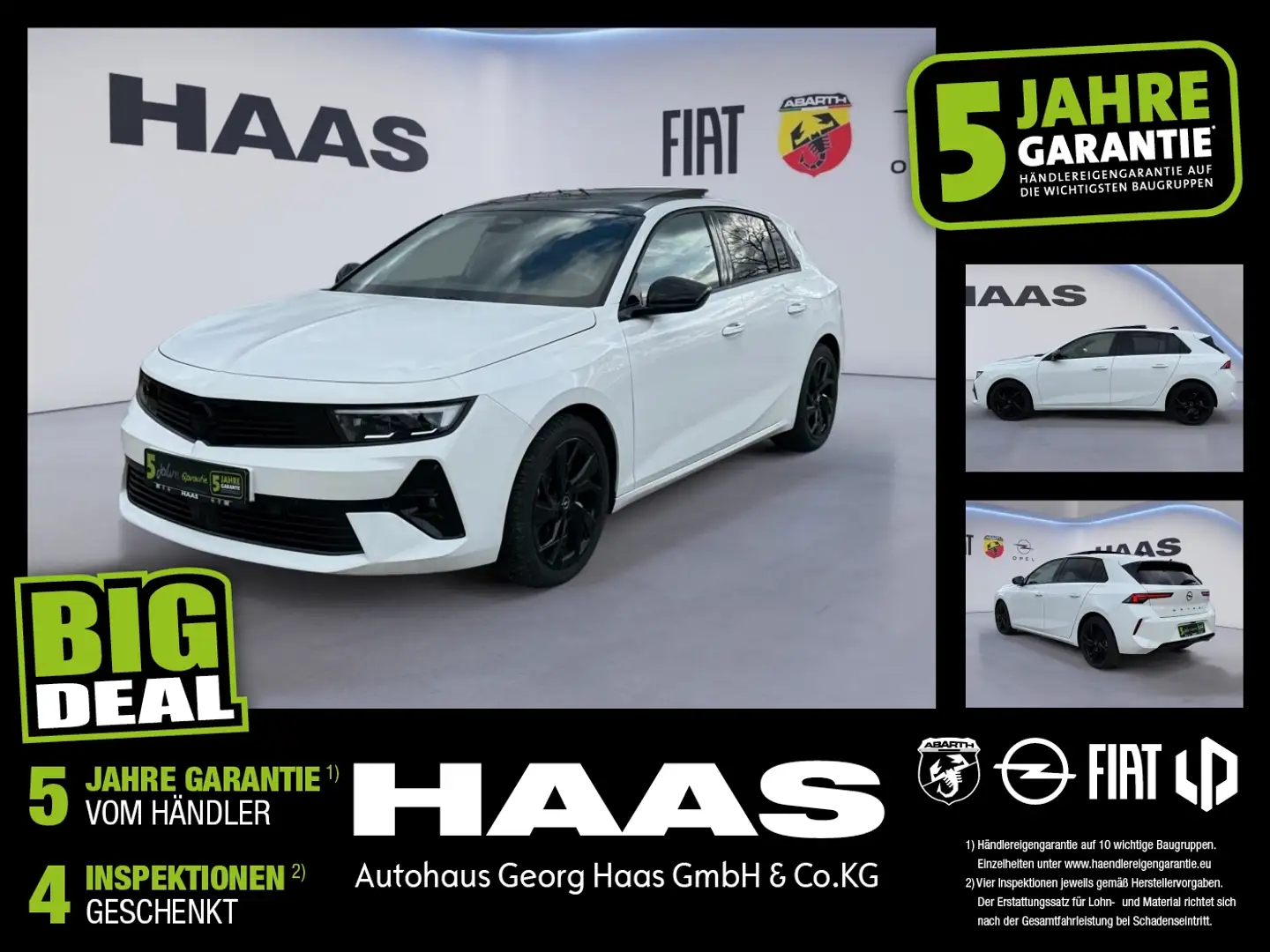 Opel Astra L 1.2 Turbo Ultimate !Vollausstattung! AHK Blanc - 1