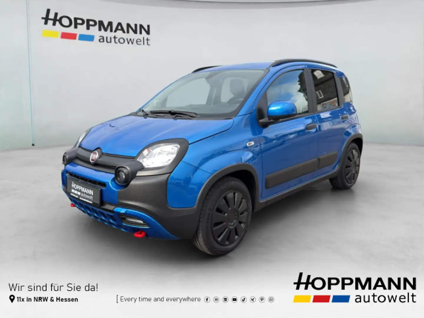 Fiat Panda Cross 1.0*PDC*KLIMA*DAB*CARPLAY*RELING*SCH Bleu - 1