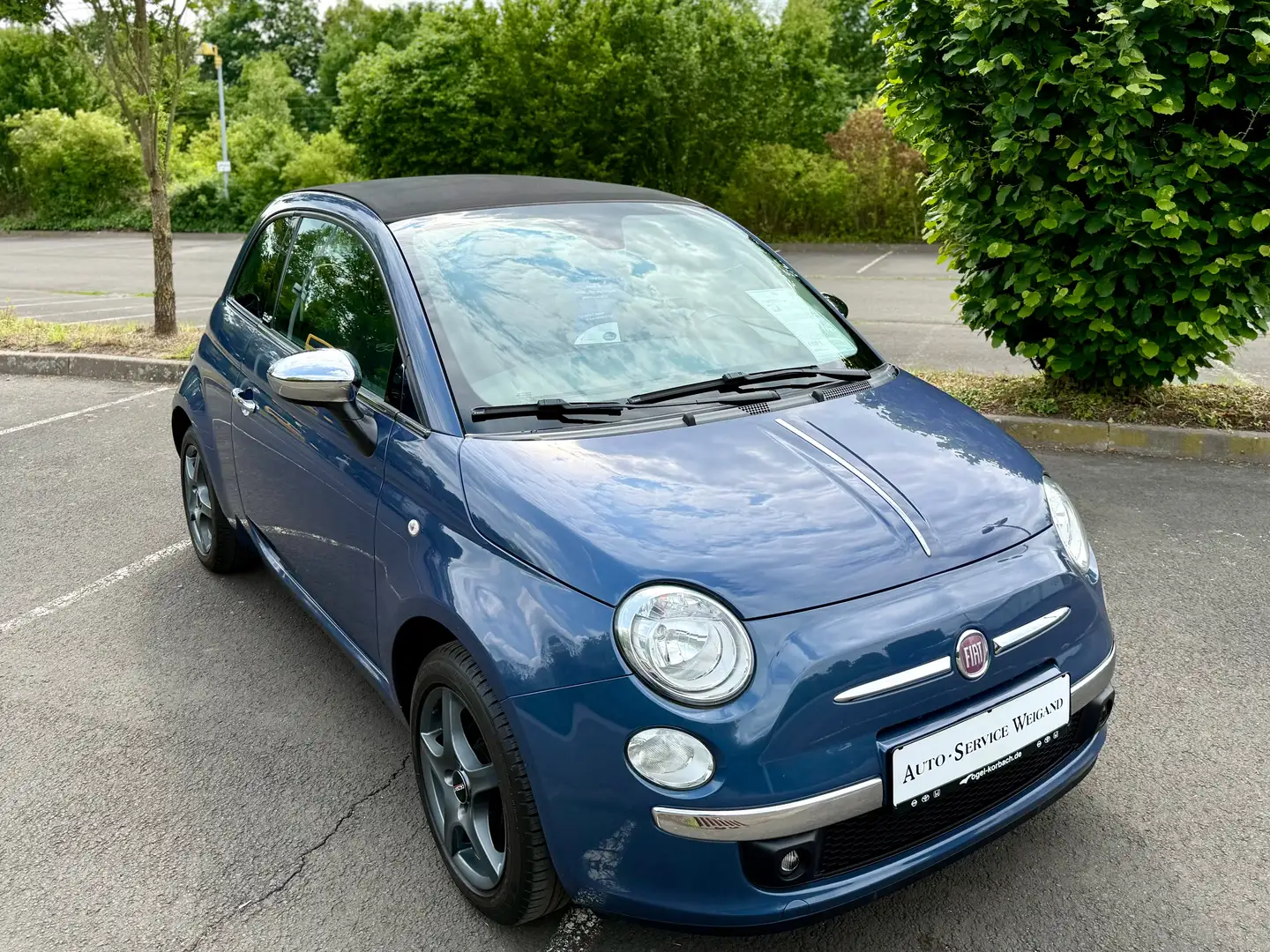 Fiat 500C Cabriolett Lounge Azul - 2