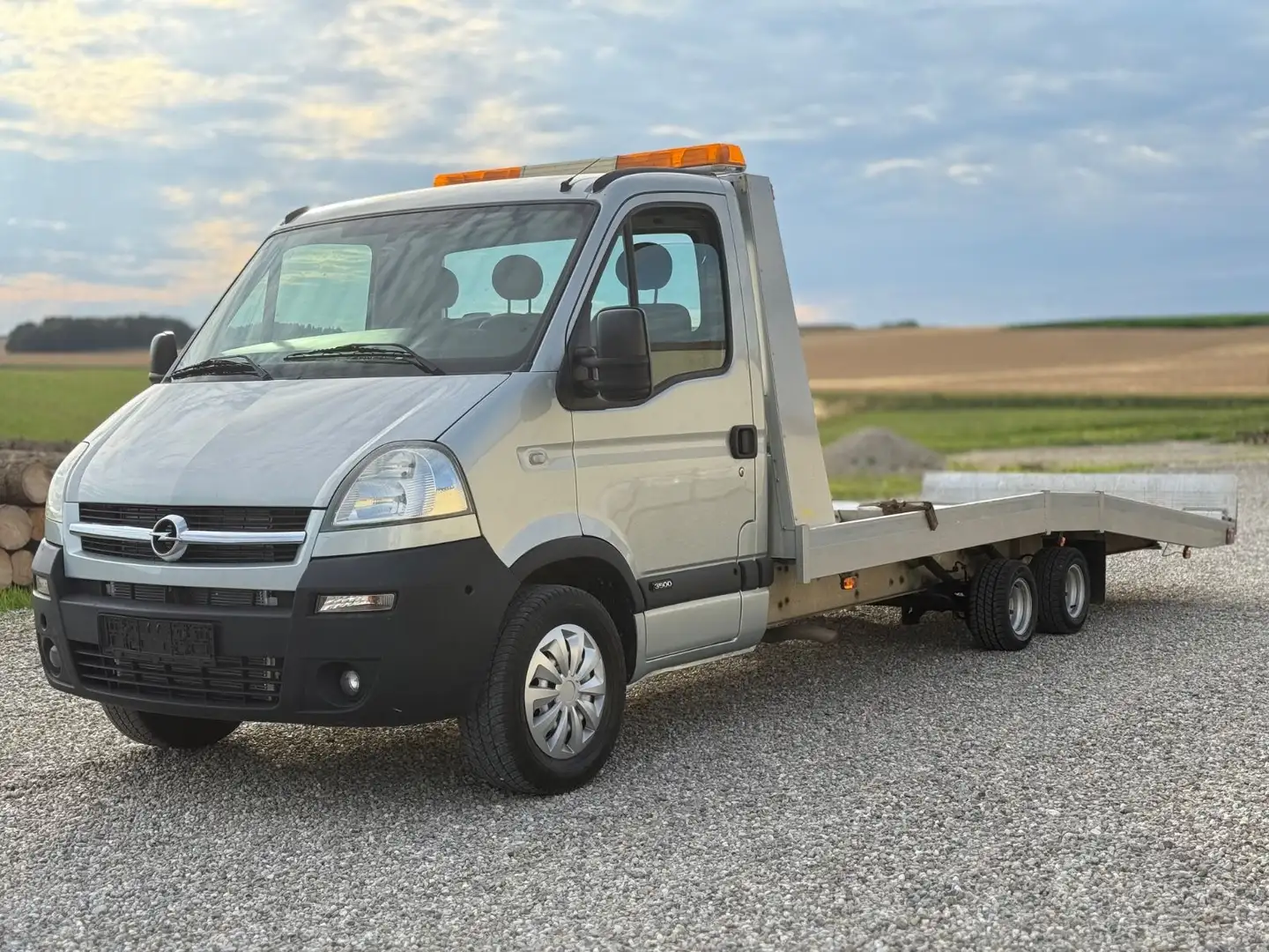 Opel Movano Abschleppwagen Autotransporter FGS Srebrny - 1