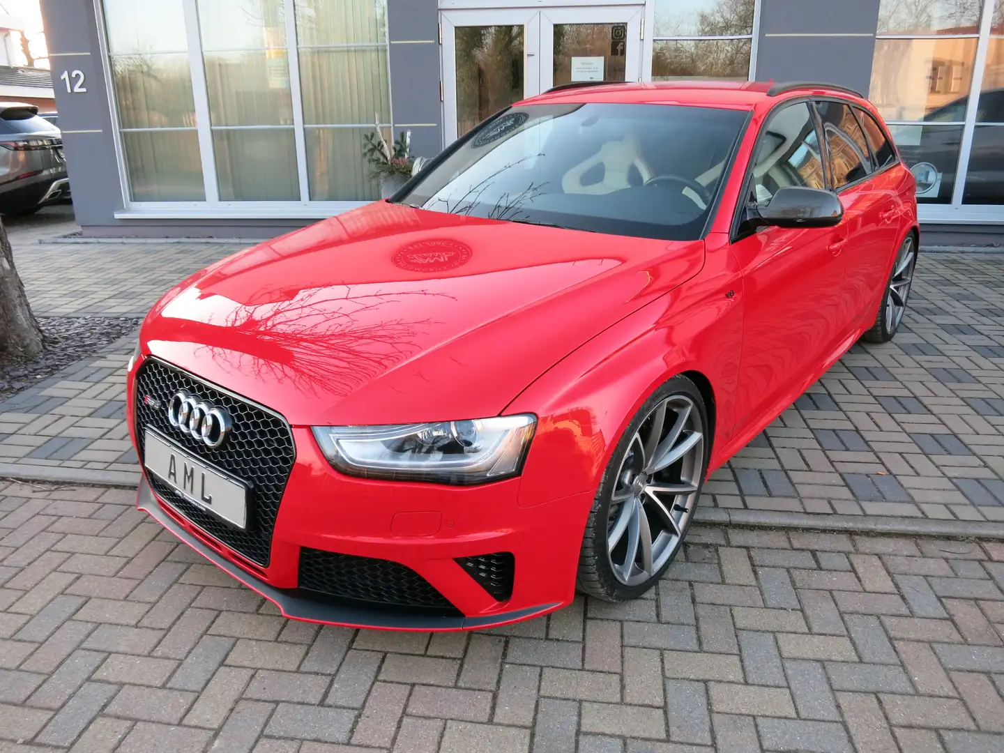 Audi RS4 4.2 FSI quattro V8 MESSEFAHRZEUG SAMMLERZUSTAND Rojo - 1