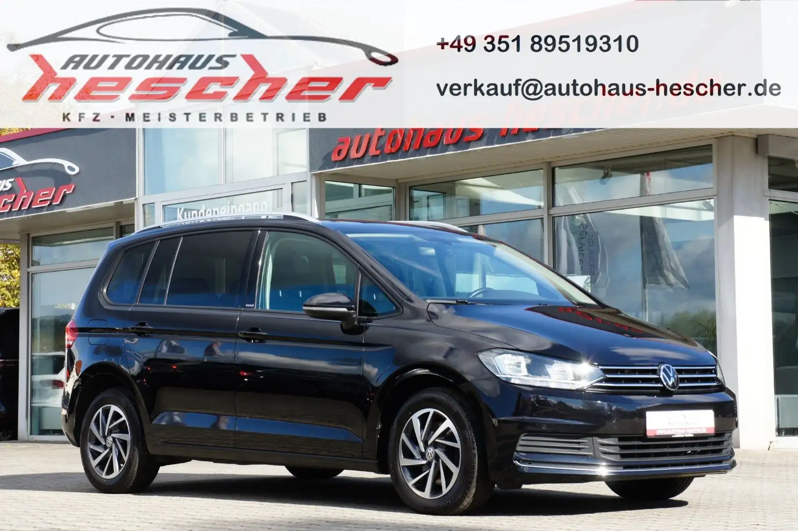Volkswagen Touran 2.0 TDI United *7-SITZE*LED*NAVI*AHK* Schwarz - 1