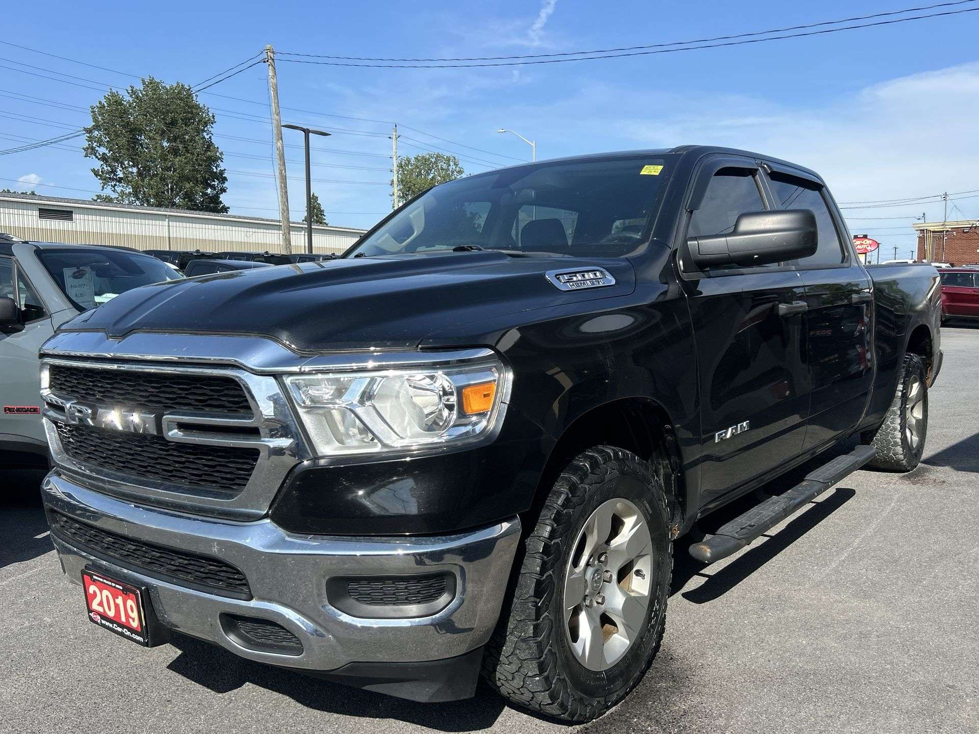 Black 2019 RAM 1500 Pickup Truck Four-Wheel Drive Automatic